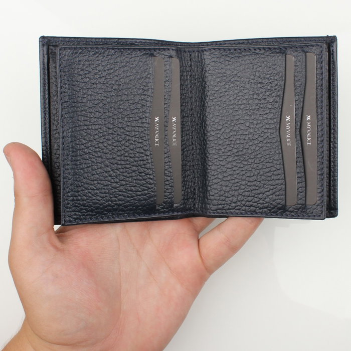 Zoozie Bags Billetera de Cuero Genuino Azul Marino Zoozie Bags Billetera de Cuero Genuino Azul Marino